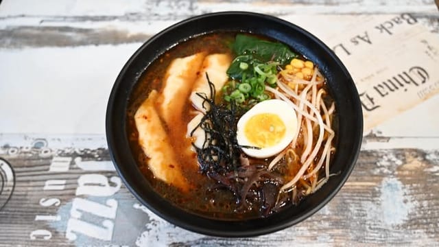 Shrimp Dumpling Ramen.